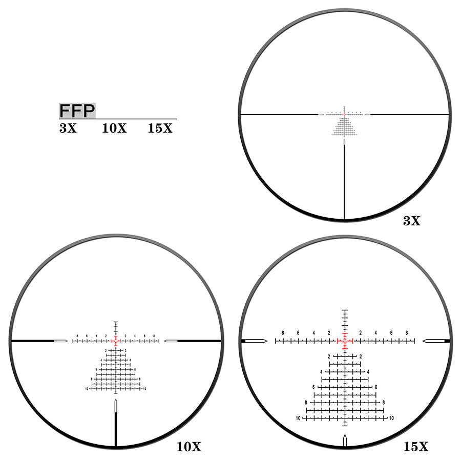 Mira Telescópica Discovery ED-LHT GEN2 3-15X50 FFP