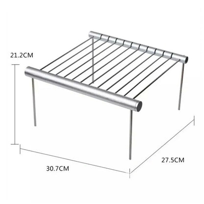 Parrilla portátil plegable metálica
