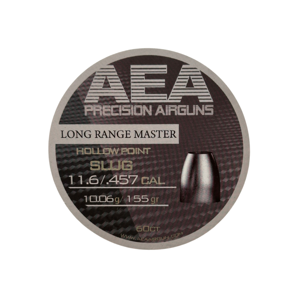 Slug AEA Long Range Master Hollow Point 11.6mm/.457 CAL - 155gr - 60ct