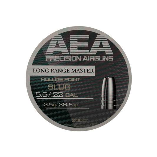 Slug AEA Long Range Master Hollow Point 5.5mm/.22 CAL - 38.6gr - 200ct