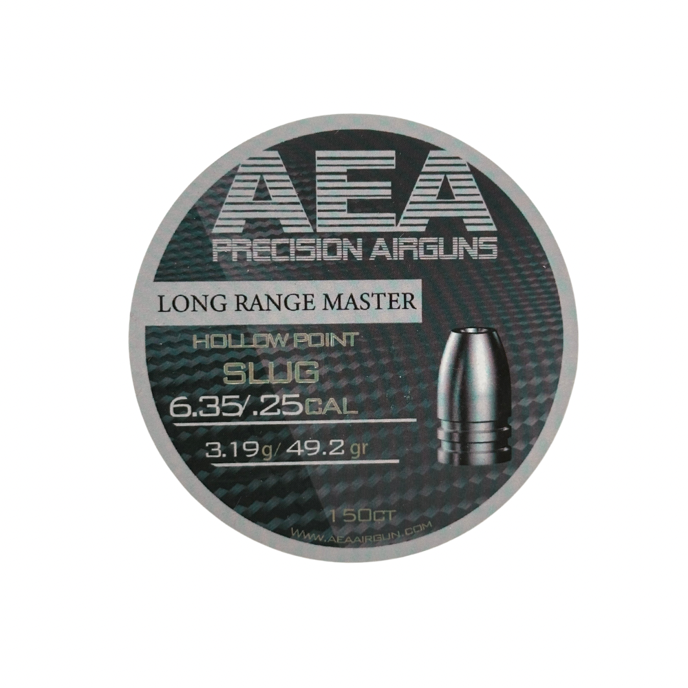 Slug AEA Long Range Master Hollow Point 6.35mm/.25 CAL - 49.2gr - 150ct