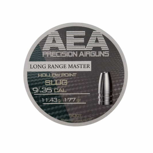 Slug AEA Long Range Master Hollow Point 9mm/.35 CAL - 177gr - 50ct