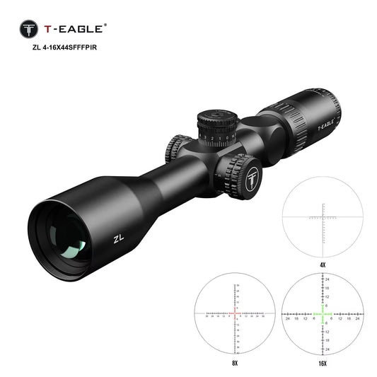 Mira T-EAGLE ZL 4-16x44 primer plano focal
