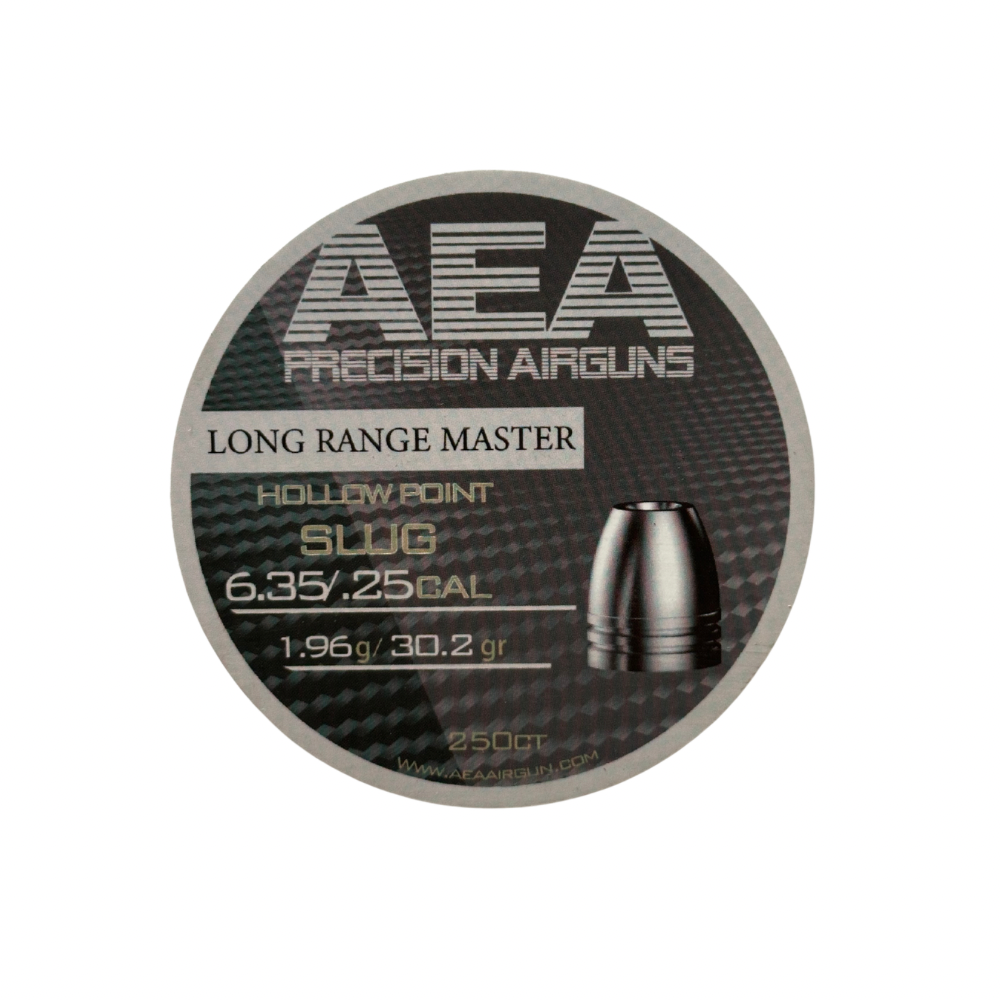 Slug AEA Long Range Master Hollow Point 6.35mm/.25 CAL - 30.2gr - 250ct
